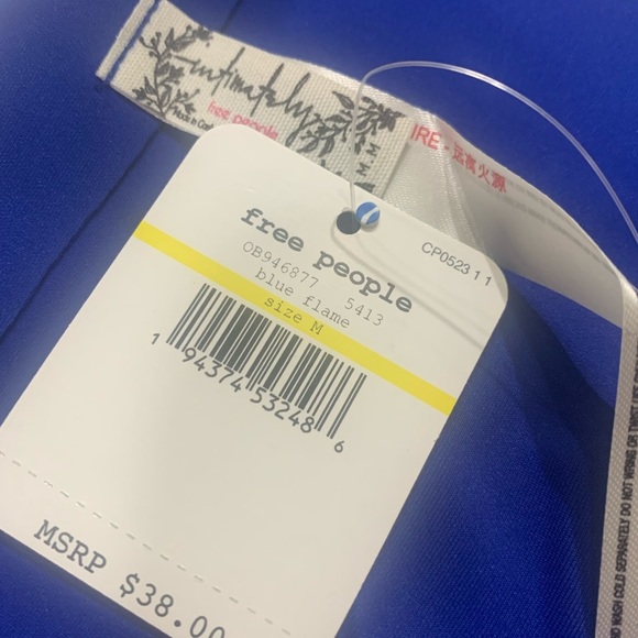 NWT Free People Bandeau Size Medium - Picture 5 of 5